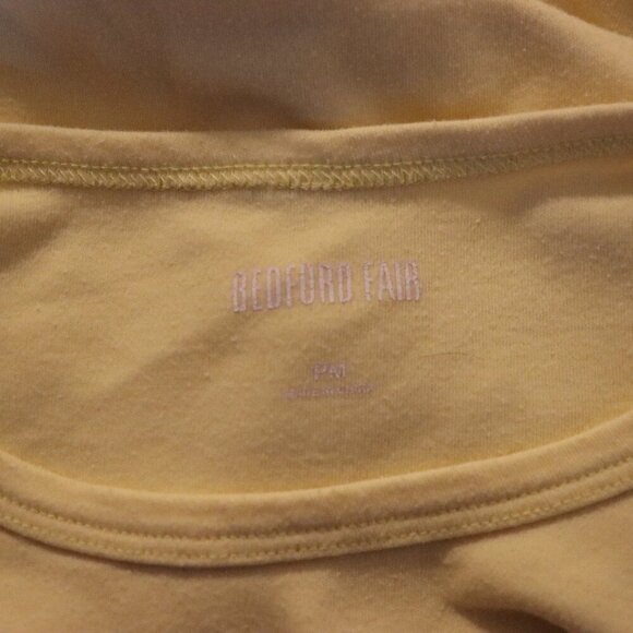 Bedford Fair yellow short sleeved tshirt, PM - Picture 2 of 3